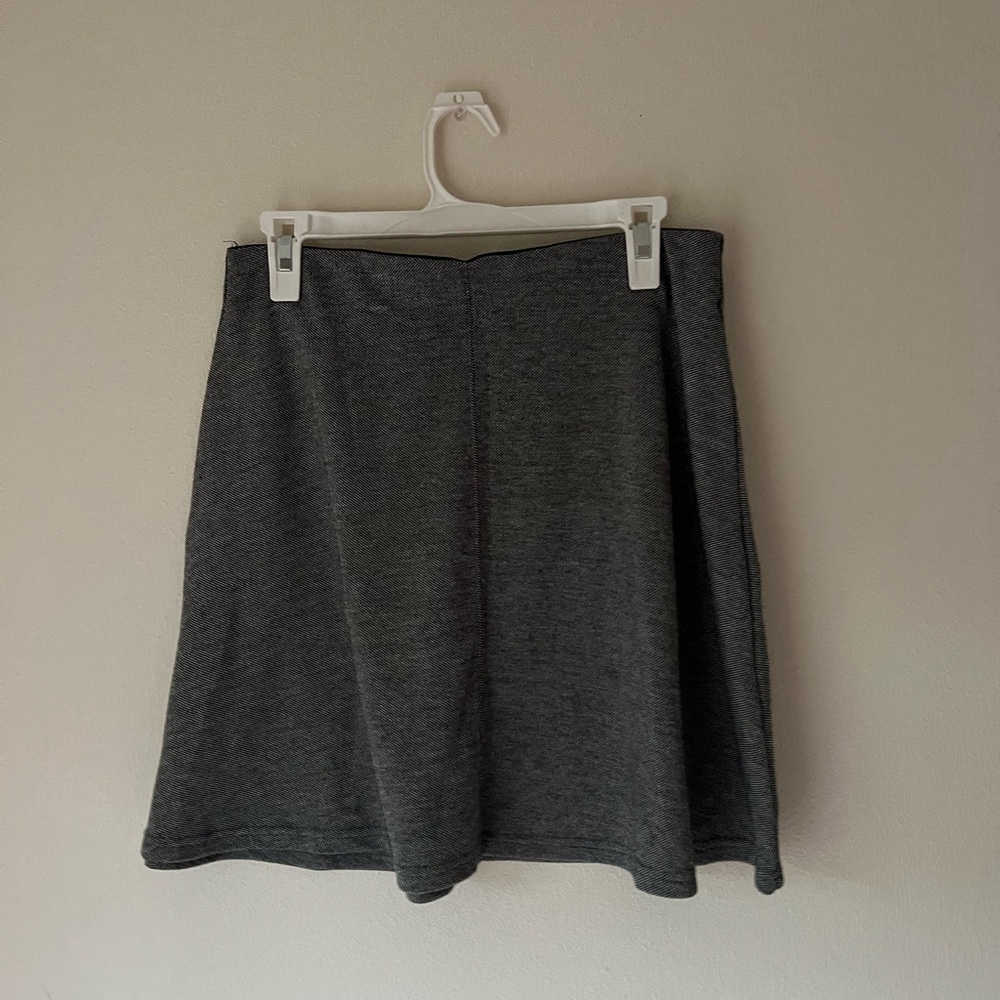 GNW Gray A-Line Mini Skirt for Work